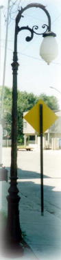 frence lace street lamp