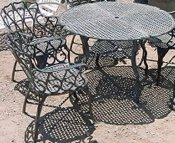 bamboo patio set