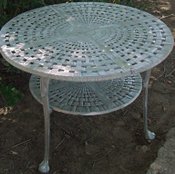 cast bistro table
