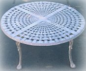 basket weave cocktail table