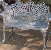 cast rocker bench