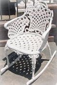 cast rocking chair