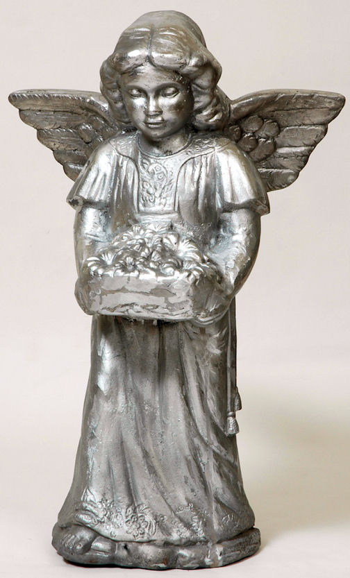 cast aluminum angel statue