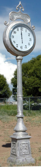 compton colock unfinished raw aluminum