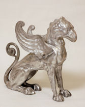 outdoor griffin statue