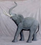 life size elephant statue