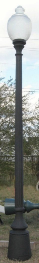 birchwood single streetlamp with bridgestone ballast holder