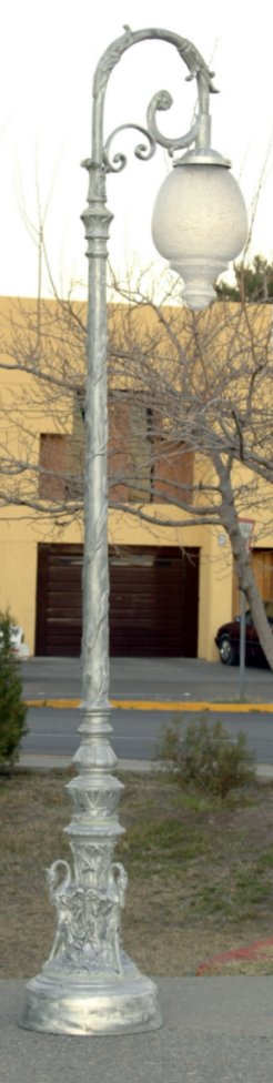 decoritive aluminum lamp post