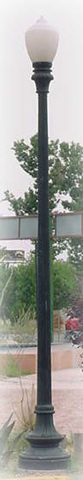 boston single street lamp