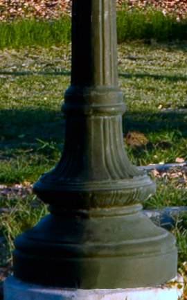 base of boston street lamp