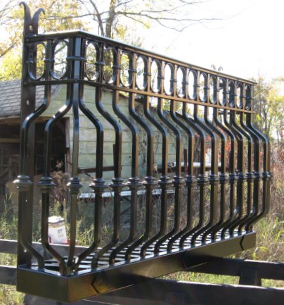 custom made wrought iron balcony