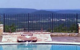 wrought iron fence