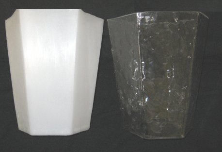 polycarbonate and polyethylene inserts for antique holland and tudor lamps